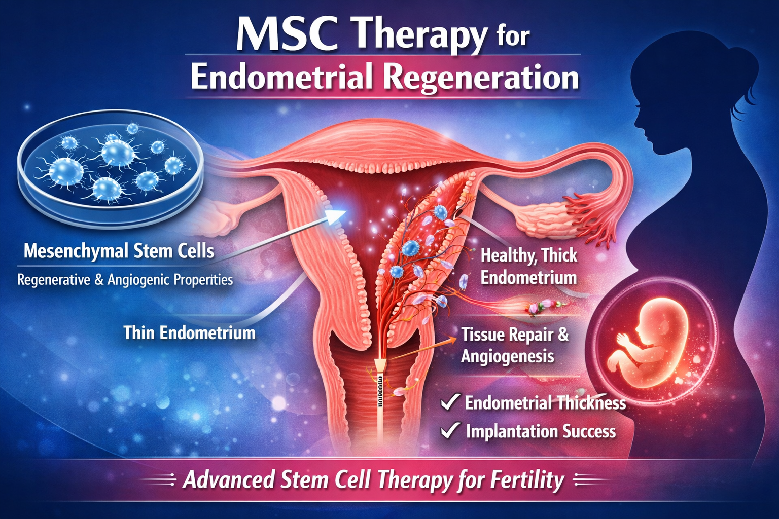 You are currently viewing Use of Mesenchymal Stem Cells (MSCs) for Improving Endometrial Thickness